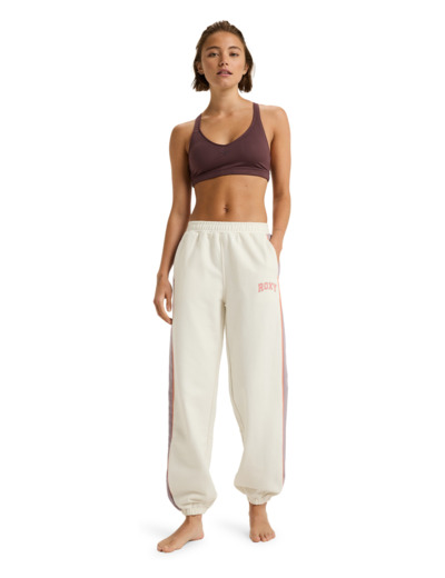 Pantalon Fleece Roxy Blanc
