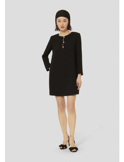 Robe Rosario Noir en Polyester