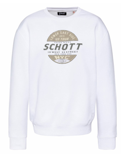 Sweat imprimé SCHOTT SWUSTOUR