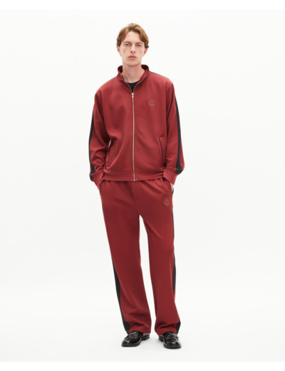 Sweatshirt à zip bordeaux bordeaux