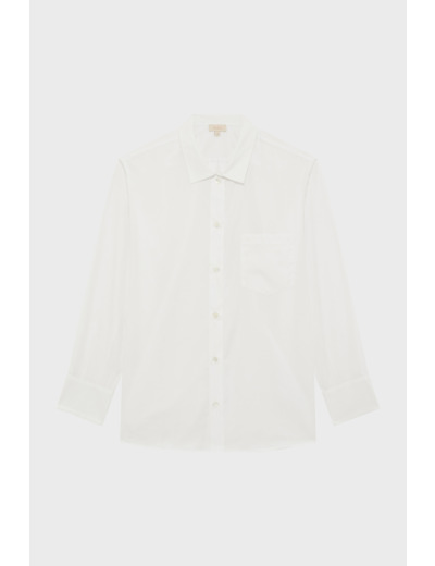 Chemise unie en popeline - USHA