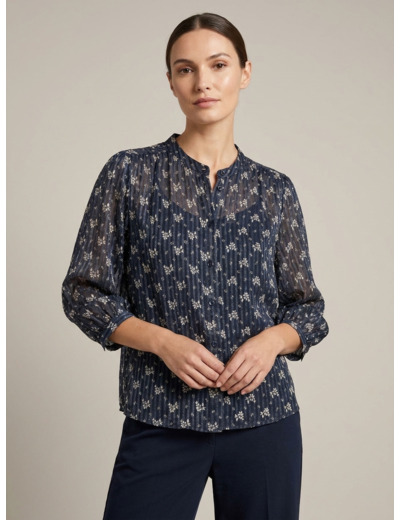 Chemise fluide imprimé bicolore - AINA