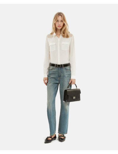 Chemise manche longue ecru