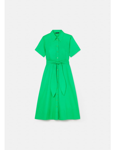 Robe Retronie Vert en Coton
