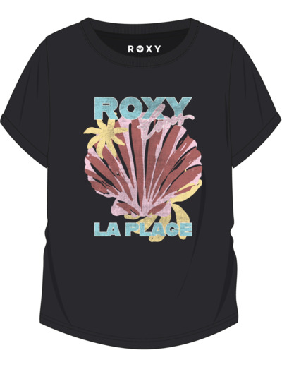Tee-shirt Roxy Anthracite Femme