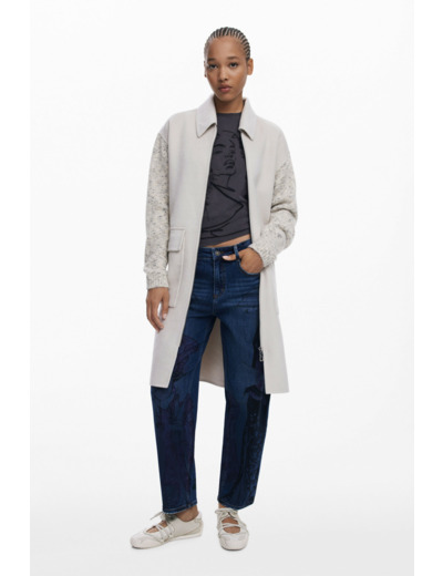 Manteau En Tissu – Femme