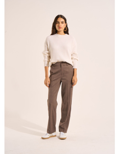Pantalon taille haute