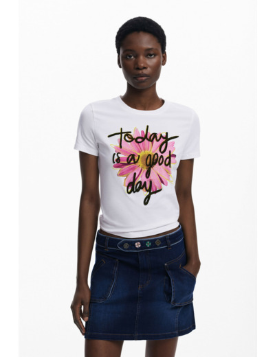 T-Shirt À Manches Courtes En Maille – Femme