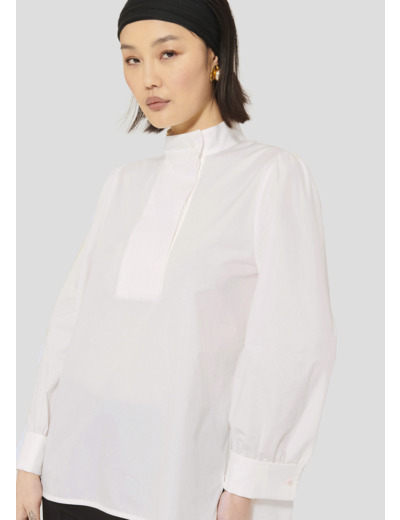 Top Tidore Blanc en Coton