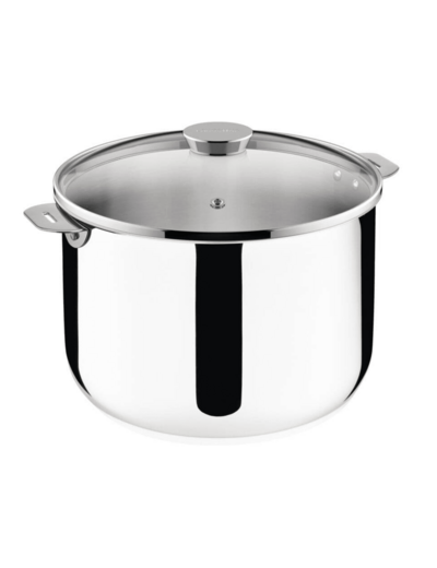 Marmite Inox Salvaspazio Avec Couvercle 24 Cm (7,5L)