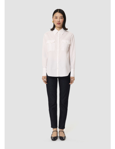 Chemise Cassandre blanche en popeline