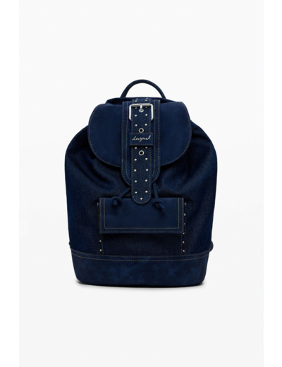 Sac À Dos Moyen En Denim