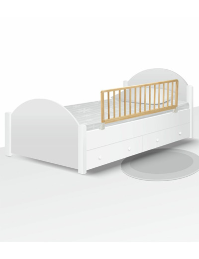 Barrière de lit en bois Wood