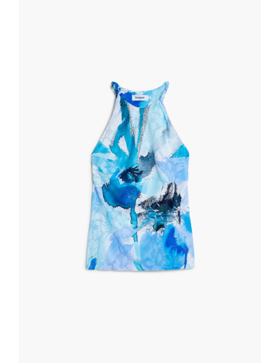 T-Shirt Sans Manches En Maille – Femme