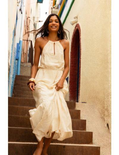 Robe longue bijoux