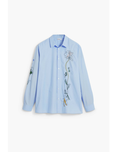 Chemise À Manches Longues En Tissu – Homme