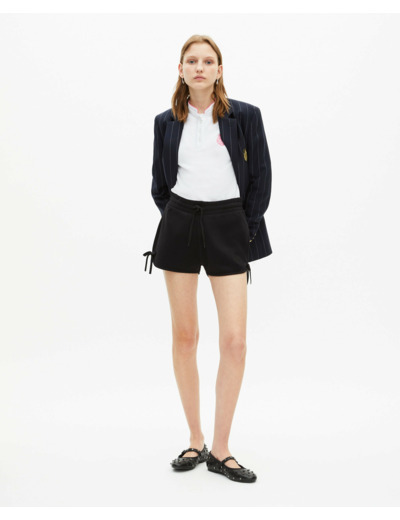 Short avec lacage cote anthracite