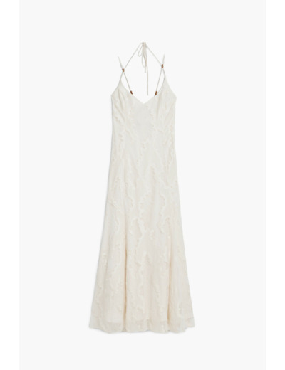 Robe À Bretelles En Tissu – Femme