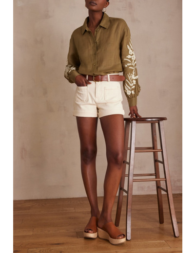 Short LILA en coton