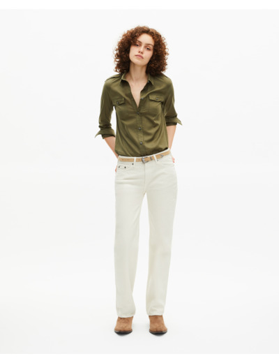 Chemise kaki kaki