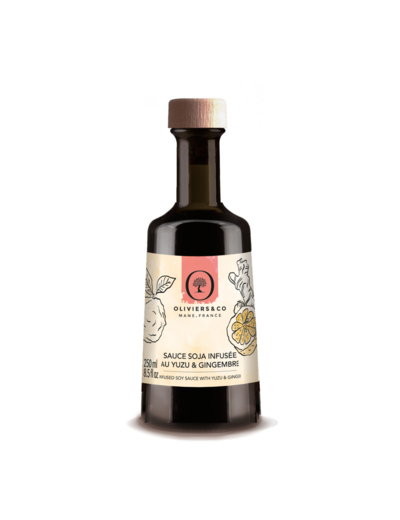 Sauce soja infusée au yuzu & gingembre