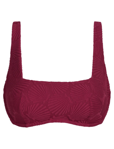 Haut de maillot de bain forme Soutien-gorge decolleté carré