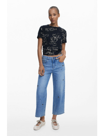 T-Shirt À Manches Courtes En Maille – Femme