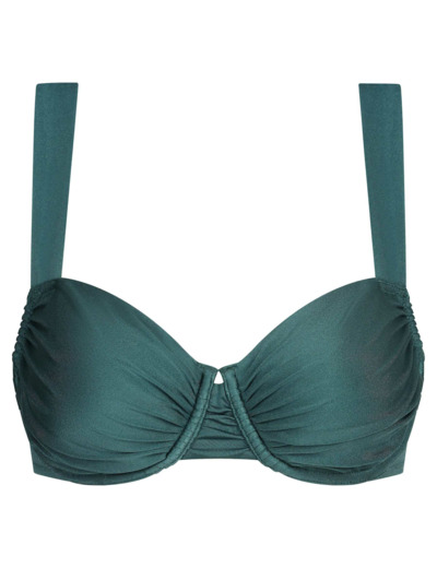 Haut de maillot de bain forme soutien-gorge avec armatures