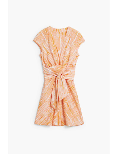 Robe Sans Manches En Tissu – Femme