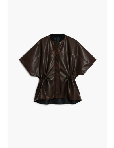 Poncho En Similicuir