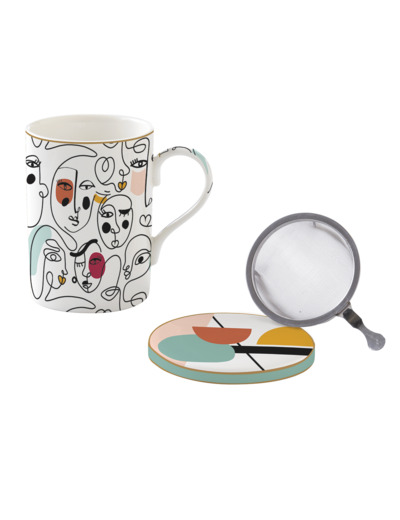 MODERNISM Coffret Tisanière + filtre