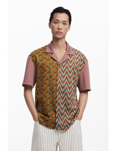 Chemise À Manches Courtes En Tricot – Homme