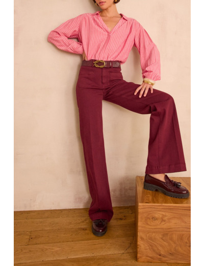 Pantalon large LUNA en coton