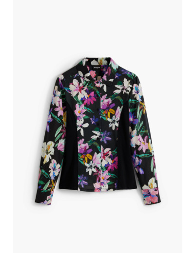 Chemise À Manches Longues En Tissu – Femme