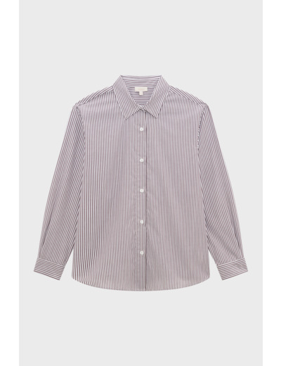Chemise rayée en popeline - UDYNA