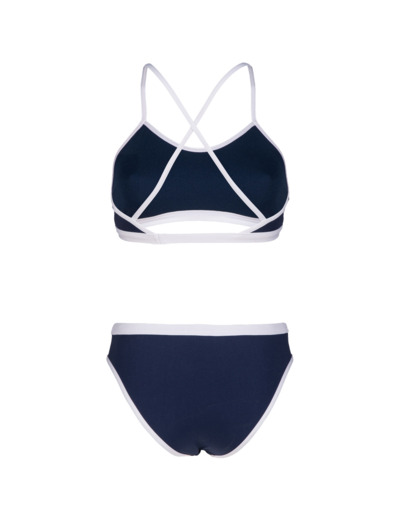 Maillot de bain 2 pièces arena Performance Icons Cross Back Solid pour femmes
