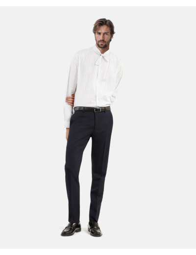 Pantalon de costume classique navy