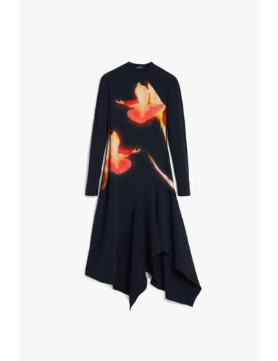 Robe À Manches Longues En Maille – Femme