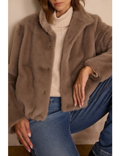 Manteau duveteux DELICE