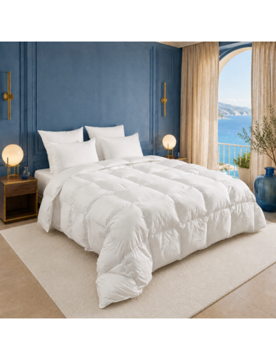 Couette Naturelle 80% duvet d'oie - Chaude