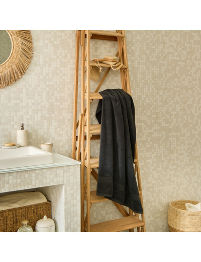 Drap de douche Nahia - Noir