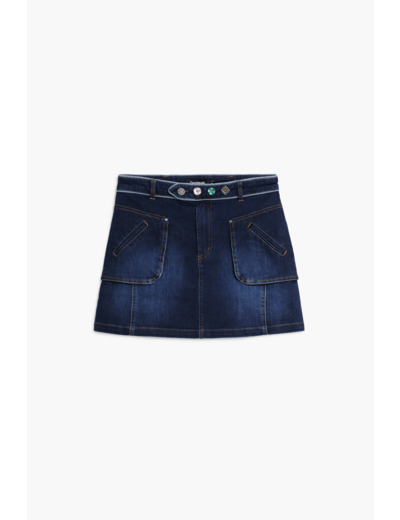 Jupe Courte En Denim – Femme