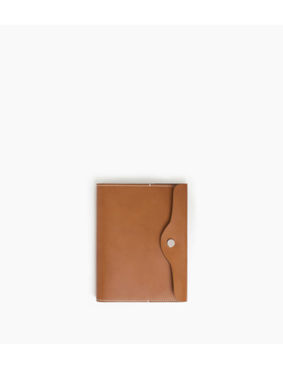 Couverture en cuir lisse et carnet de notes A5