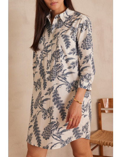 Robe chemise LISEA en coton