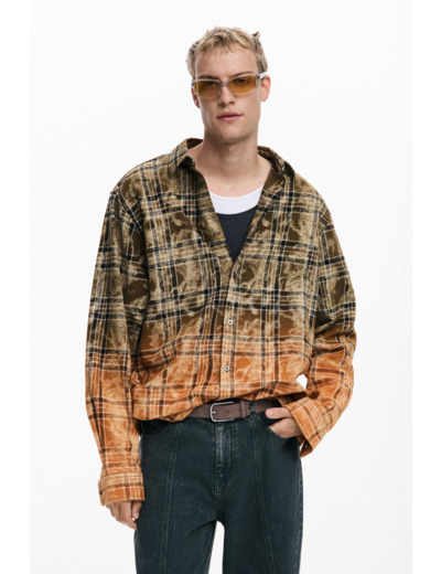 Chemise À Manches Longues En Tissu – Homme