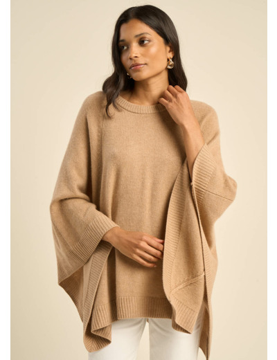 Poncho en cachemire