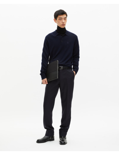 Pantalon droit marine bleu