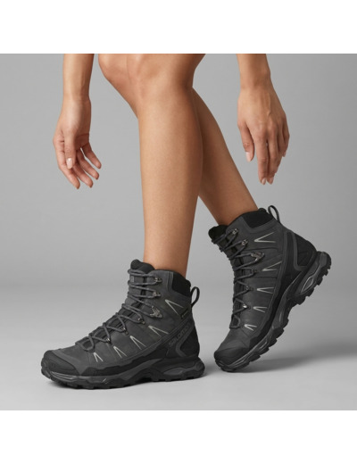 X Ultra Trek Gtx Black Magnet Mineral Gray