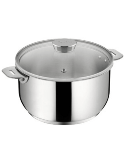 Casserole inox salvaspazio avec couvercle 18 cm (2.3l)