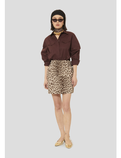 Chemise Carlotta Figue en Coton